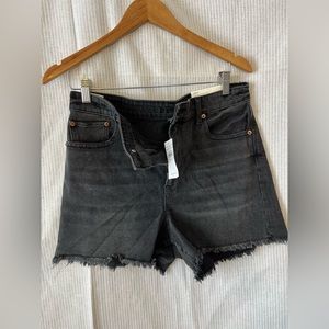 American Eagle  size 10 black jean shorts